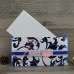 Custom Elegant Navy Blue Wedding Invitations with Ribbon